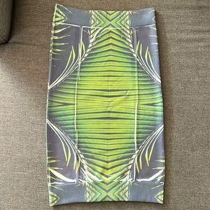 Thatcher Collection jungle print bodycon skirt